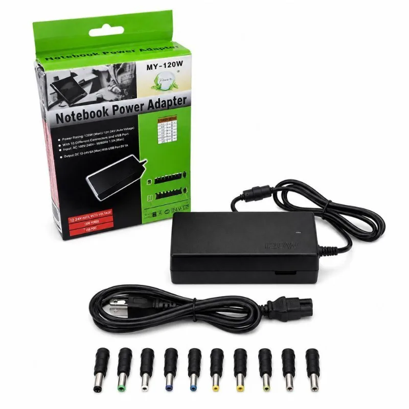 Fonte Compacto Plus Bivolt Voltagem Ajustável 120W com 8 Conectores MDM
