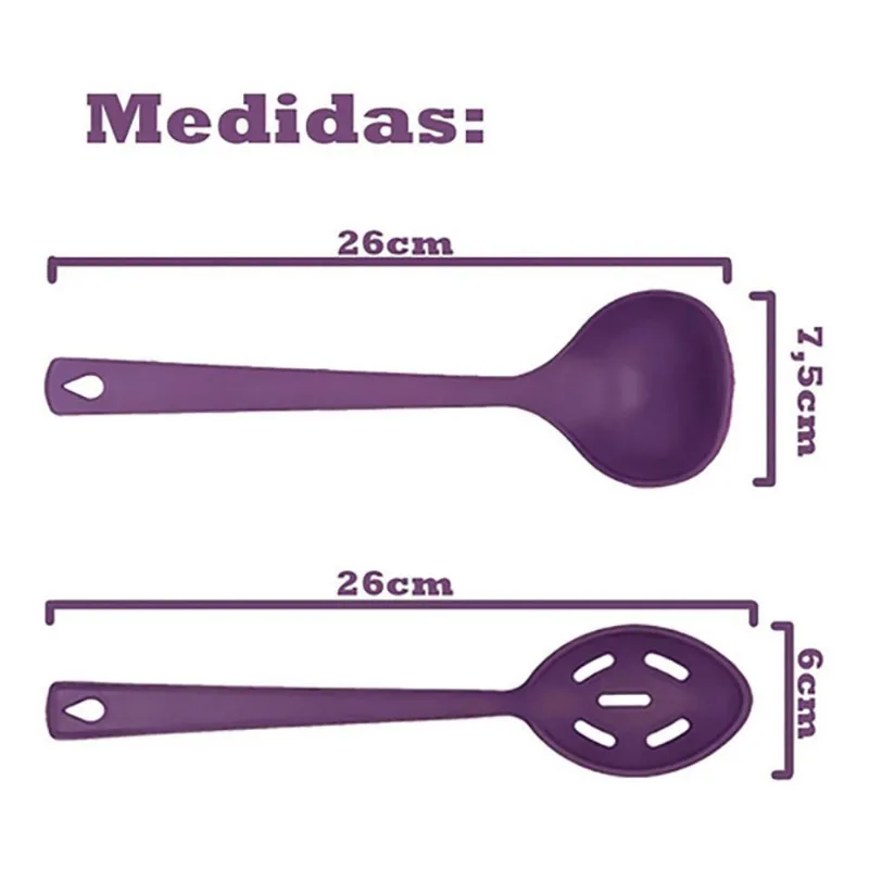 Kit 12 Conchas + 12 Colheres Arroz Plástico Colorido Revenda