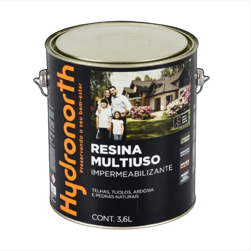 Resina Acrilica Cinza Multiuso Solvente Hydronorth 3,6l