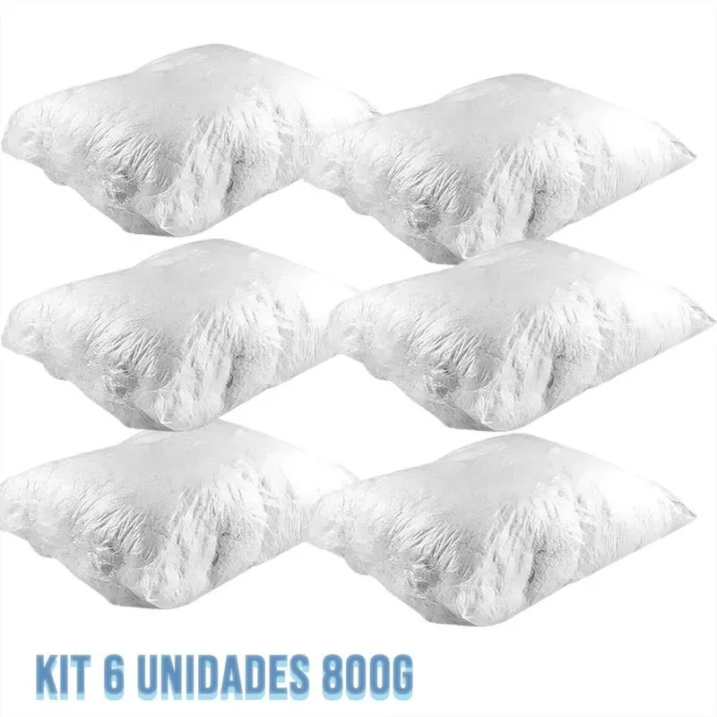 6 Unidades Estopa 800g Kilo Para Limpeza Polimento Pinheiro 800g
