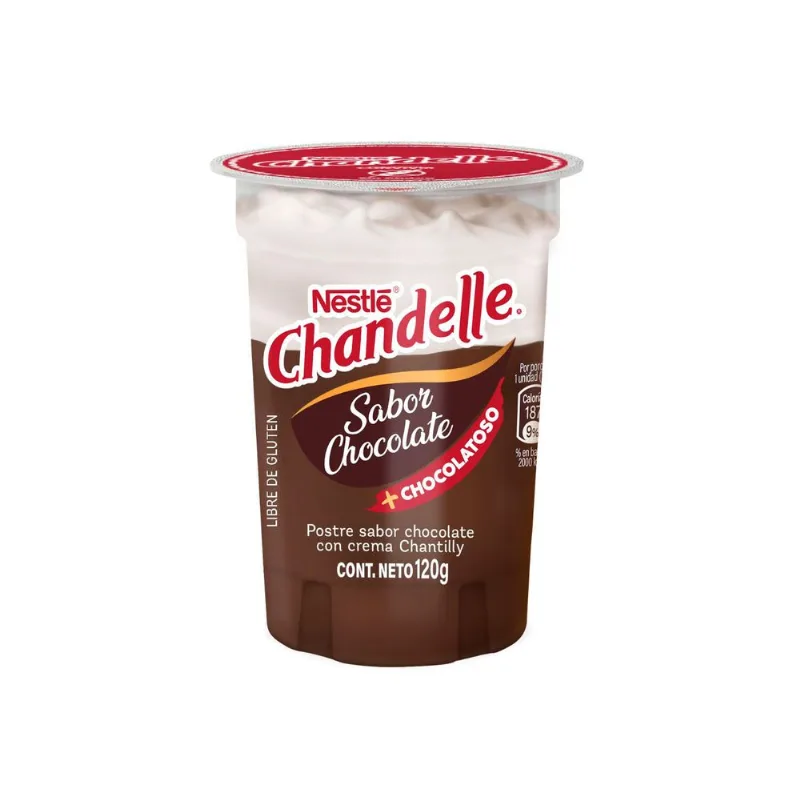Postre Chandelle Crema Sabor Chocolate 130 g