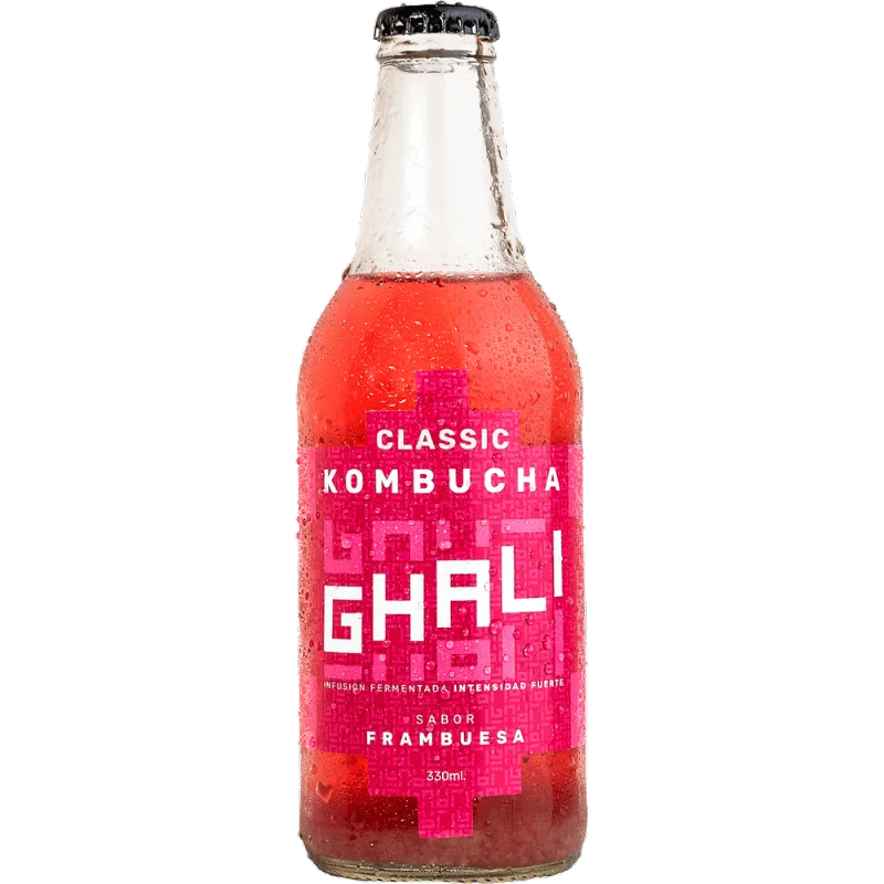 Infusión Kombucha Refrigerada Frambuesa 330 ml