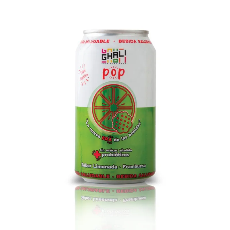 Bebida Ghali Pop Limón Frambuesa 350 cc