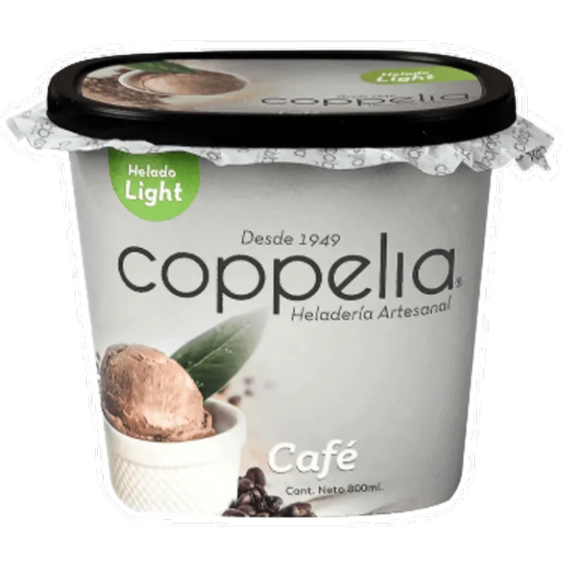 Helado Coppelia Light Café 800 ml