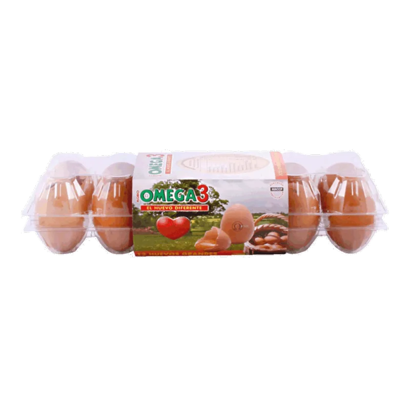 Huevos Omega3 grandes Color 12 un.