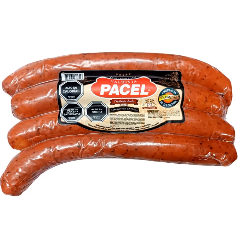 Longaniza Chilena Ahumada Pacel 700 g
