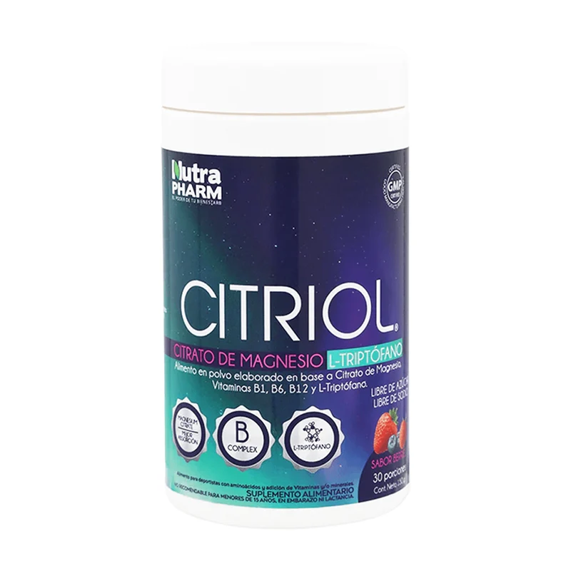 Citriol L-Triptofano 150 grs, Nutrapharm BERRIES