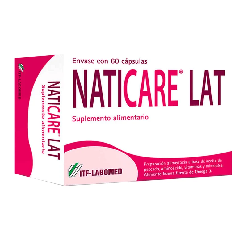 NATICARE LAT 60 CAPS SIN SABOR