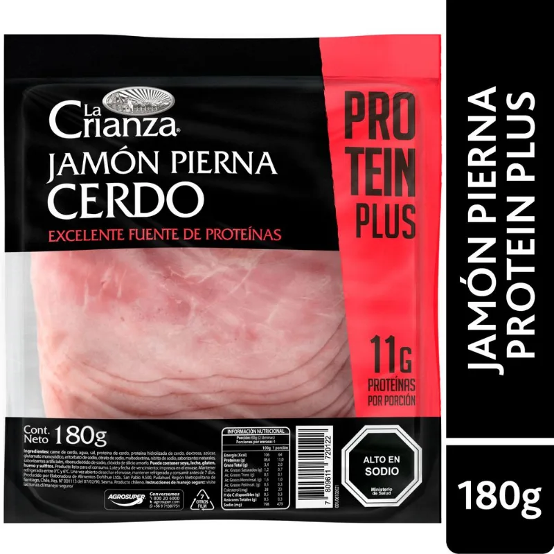 Jamón Pierna Cerdo Protein Plus 180 g