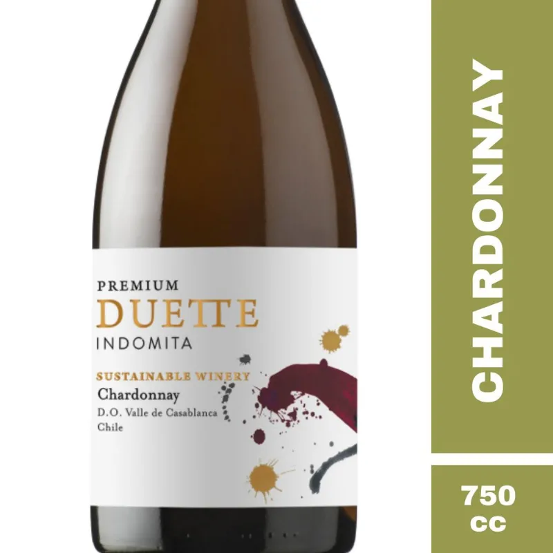 Vino Indomita Duette Chardonnay 750 cc