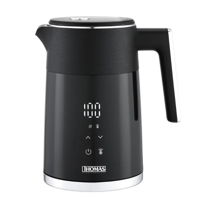 Hervidor Eléctrico Thomas 2,5 lt Modelo TH6510N Negro de Acero Inoxidable