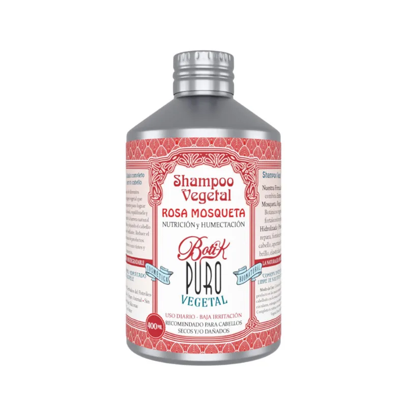 Shampoo Boti-k Puro Vegetal Rosa Mosqueta x 400 ml