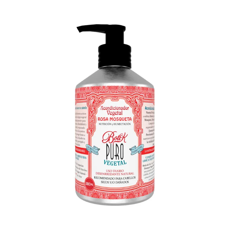 Acondicionador Boti-k Puro Vegetal Rosa Mosqueta x 380 ml