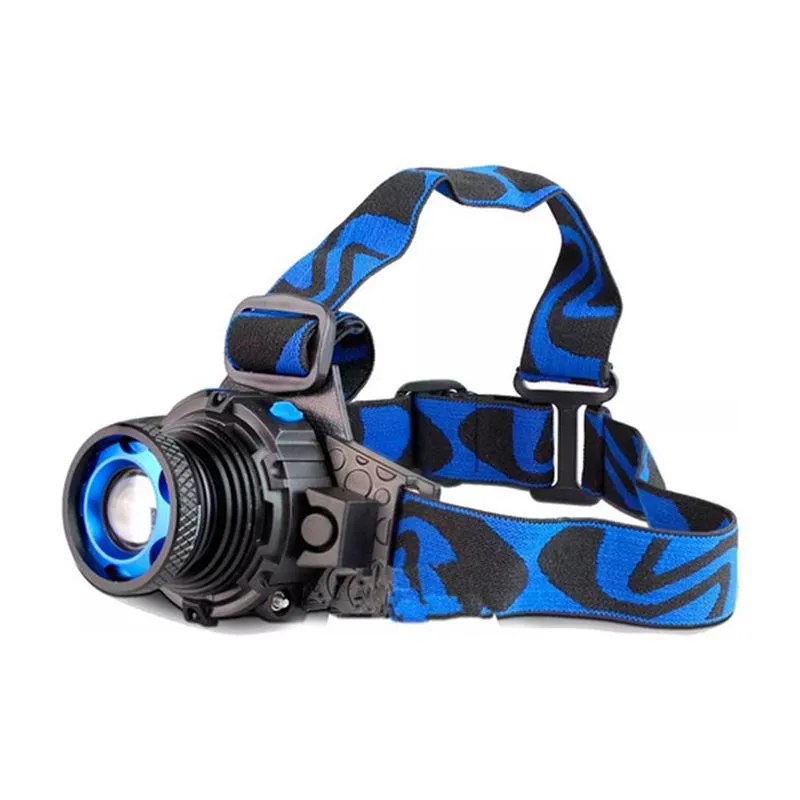 Lanterna Tatica De Cabeca Led Cree C/ Zoom 728.000 Lumens EC-6051