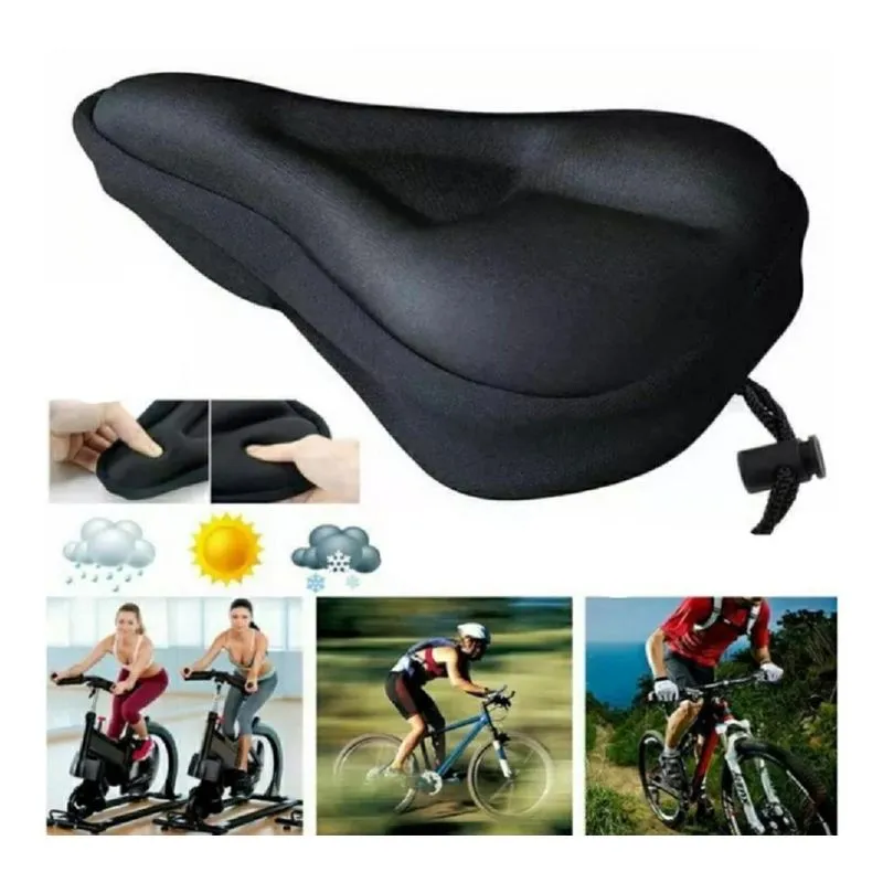Capa Para Selim De Bicicleta Gel Silicone Ultra Conforto