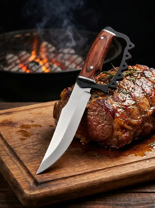 Faca para churrasco Braswei 32cm em aço inox