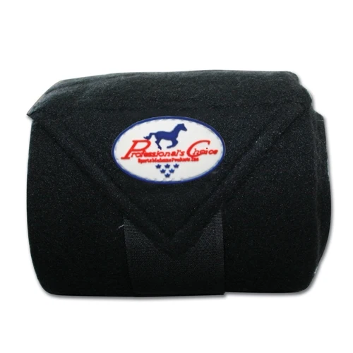 Professionals Choice Polo Wraps Black / Set of 4