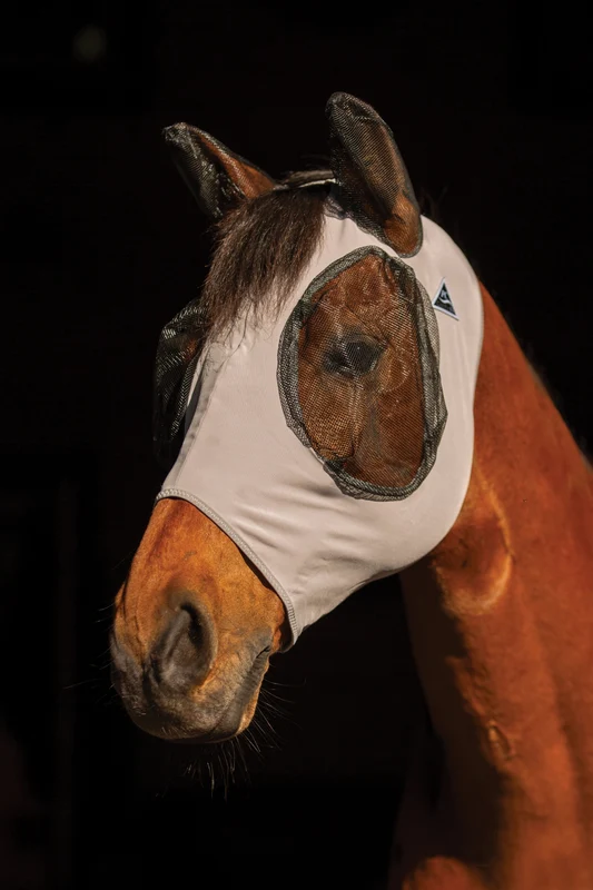 Professionals Choice ComfortFit Fly Mask Solid Charcoal / Horse