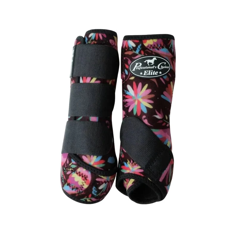 Professional’s Choice Sports Medicine Boots- Ventech Elite 4 pack Fiesta Pattern / M