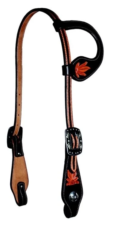 PC Collection Single Ear Sunflower Headstall Horse