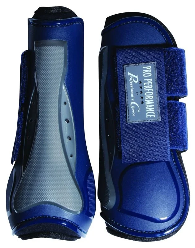 Pro Choice Tendon Open Front Air Shock BootBrn Navy / Sold in Pairs