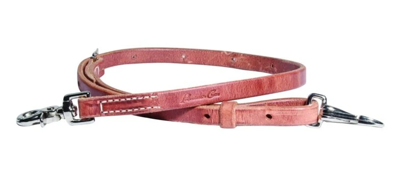 Pro Choice 5/8in Harnless Leather Tie Down Strap Brown / 5/8"