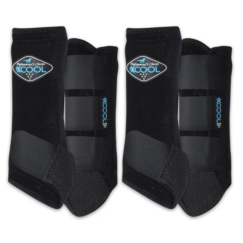 Professionals Choice 2XCool Sports Medicine Boots - Value 4-Pack Black / Large