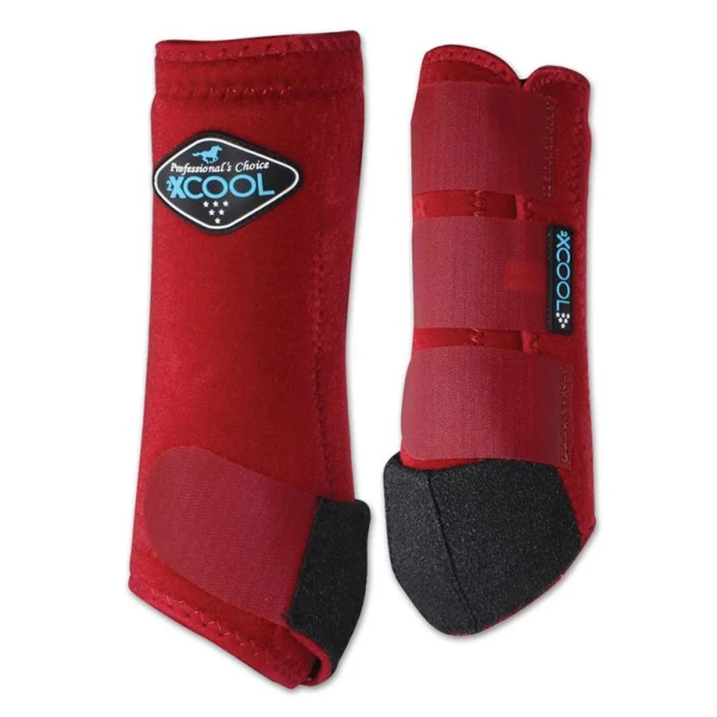 Professionals Choice 2XCool Sports Medicine Front Boots Crimson / Large