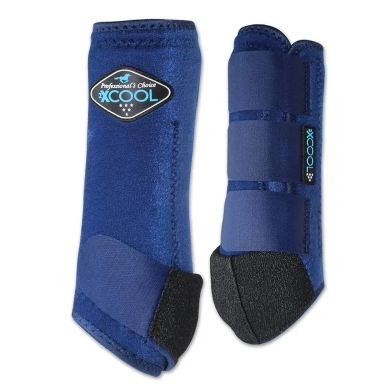 Professionals Choice 2XCool Sports Medicine Front Boots Navy / Medium