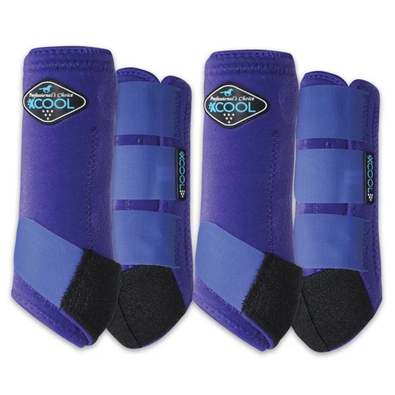 Professionals Choice 2XCool Sports Medicine Boots - Value 4-Pack Purple / Small
