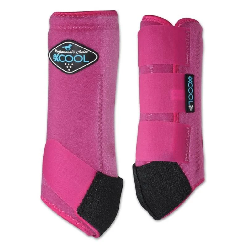 Professionals Choice 2XCool Sports Medicine Front Boots Raspberry / Medium