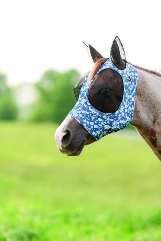 Professionals Choice Comfort Fit Lycra Fly Mask Po Bleach Dye / Pony