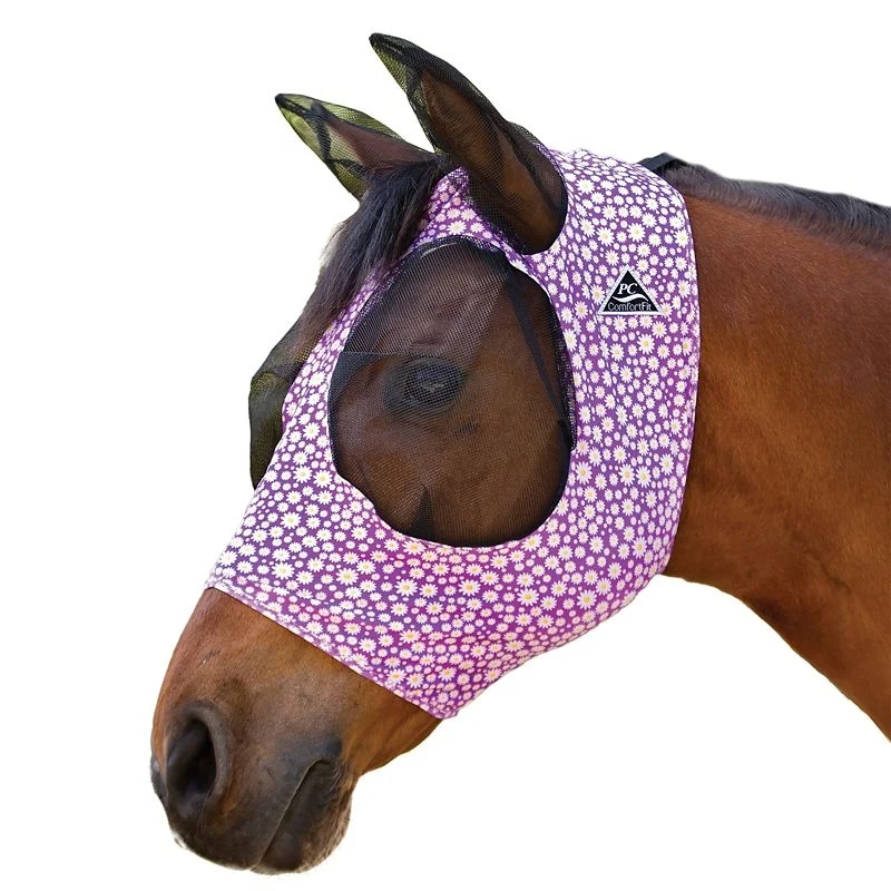 Professionals Choice Comfort Fit Lycra Fly Mask Po Daisy / Pony