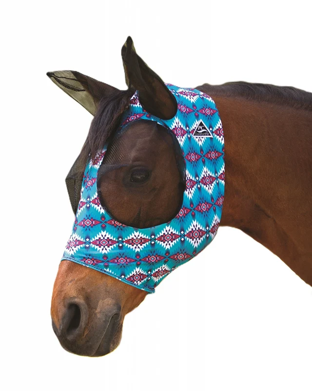 Professionals Choice Comfort Fit Lycra Fly Mask Po Taos / Cob