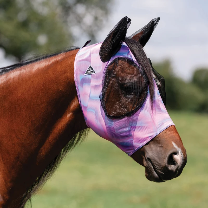 Professionals Choice Comfort Fit Lycra Fly Mask Po Geo / Warmblood