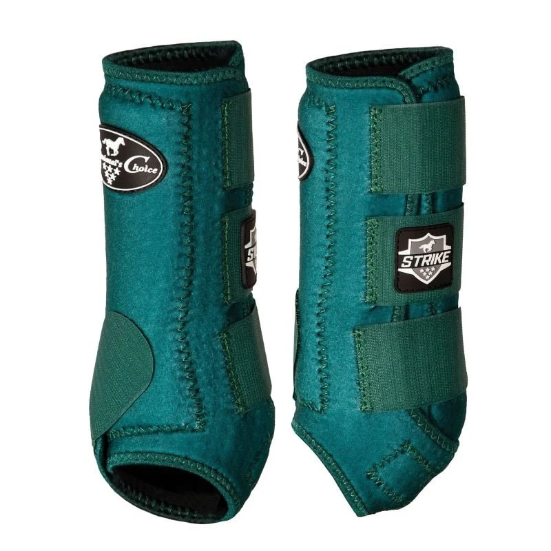 Professionals Choice Strike Sports Medicine Boots Front - 2 Pack Emerald / Medium