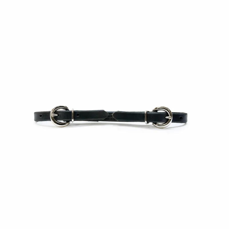Professionals Choice 2-Buckle Curb Strap Black / 1/2"
