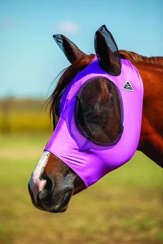 Professionals Choice ComfortFit Fly Mask Solid Orchid / Cob