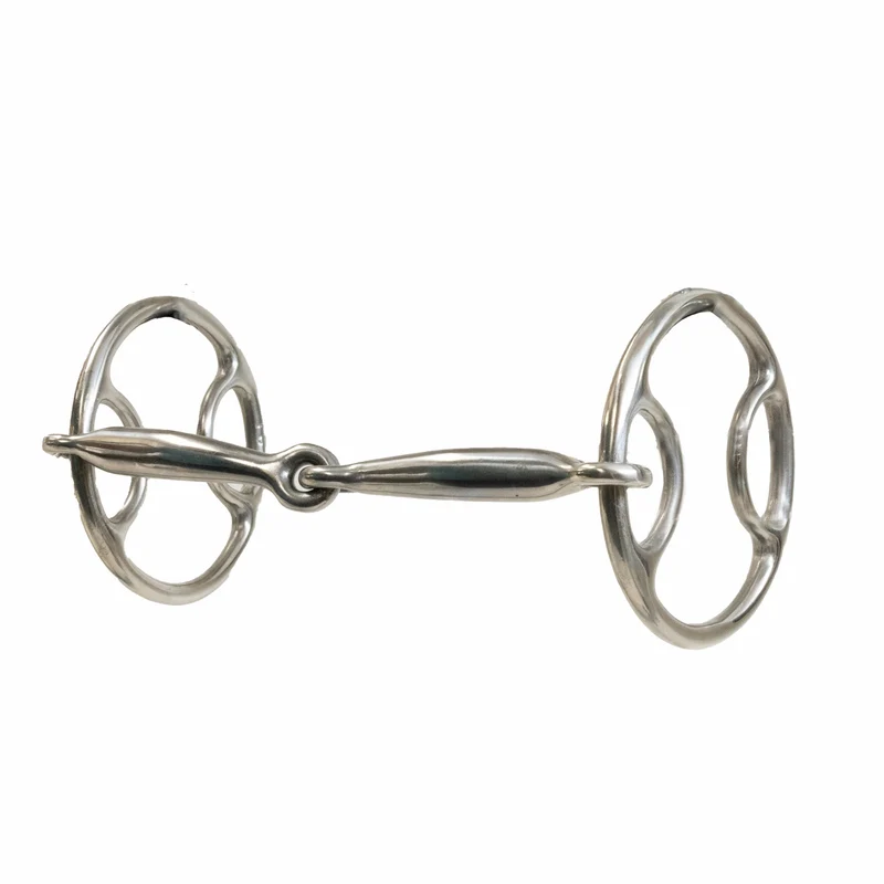 Equisential Fixed O Ring Smooth Snaffle 5-1/4"
