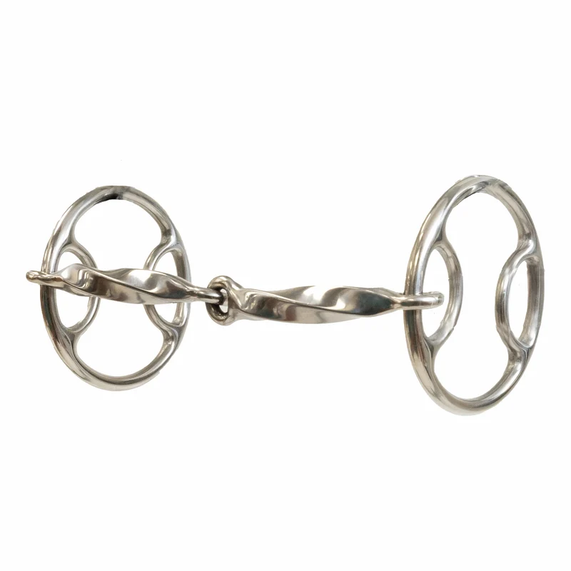 Equisential Fixed O Ring Slow Twist Snaffle 5-1/4"