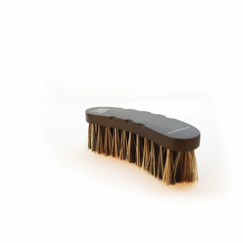 Tail Tamer Curved Coconut Bristle Brush Natural