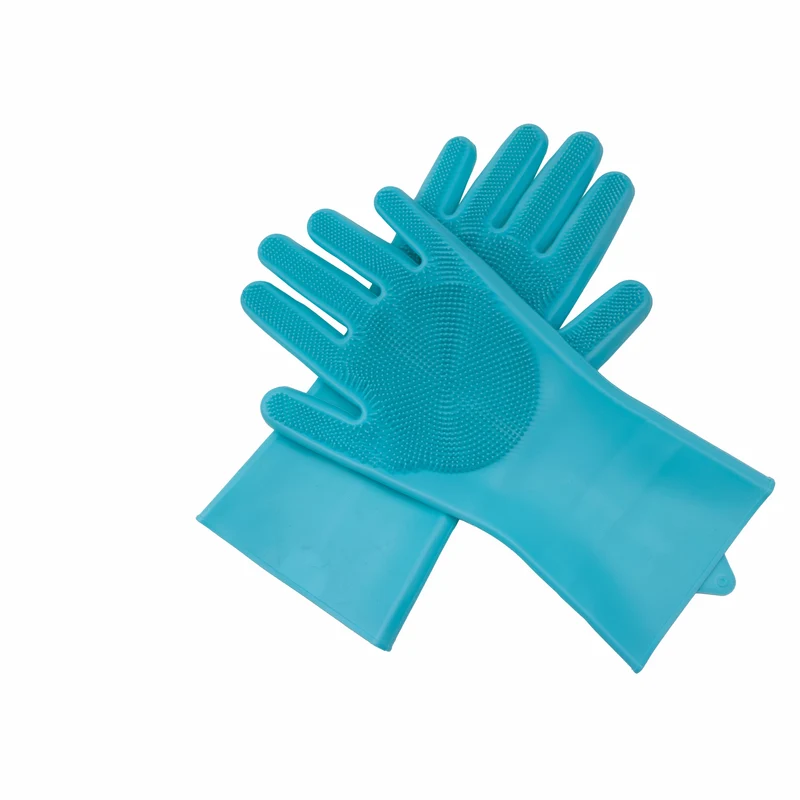 Tail Tamer Wash Gloves Blue / One Size