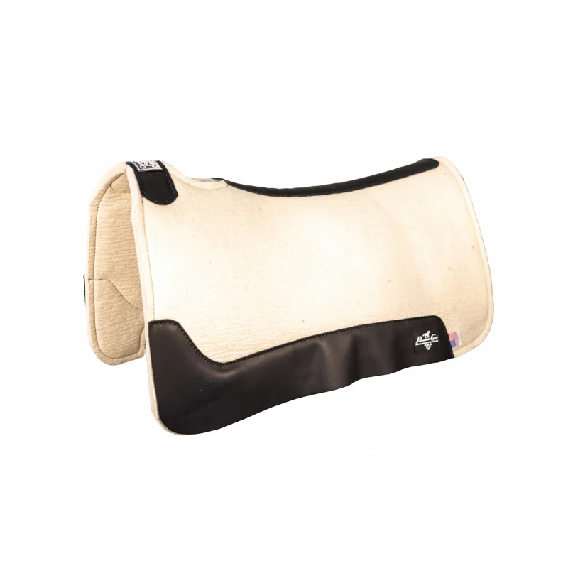 Professionals Choice Close Contact Cowboy Felt Air Ride Saddle Pad Charcoal (Woo Bottom_ / 31.5" x 34"