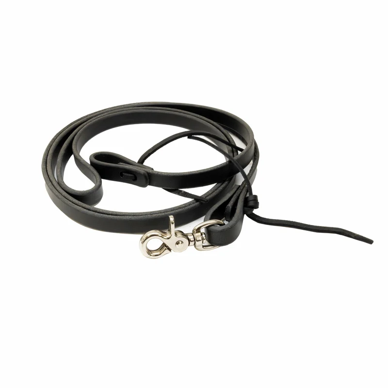 Professionals Choice 5/8" Roping Rein Black / 5/8"