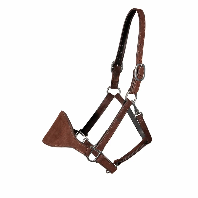 Professionals Choice Bronc Halter Chocolate Roughout
