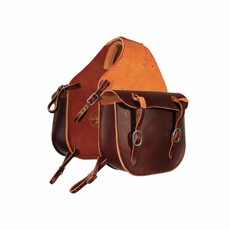 Professionals Choice 2 Pocket Saddle Bag Rich Chocolate / Large