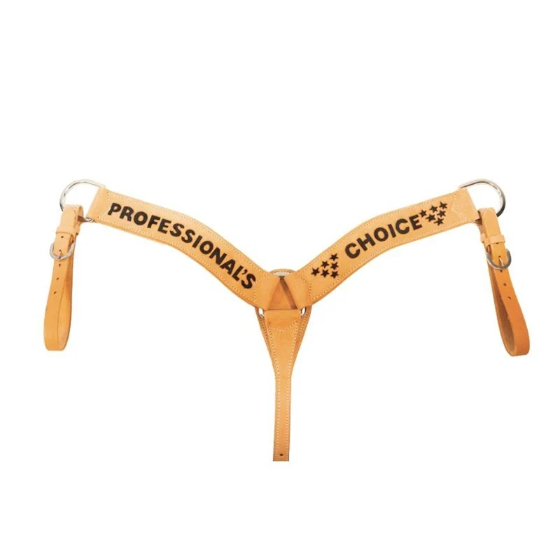 Professionals Choice Tooled Roughout Roper Breast Collar One Size