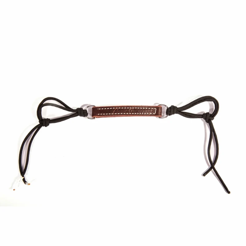 Professionals Choice Paracord & Leather Burgundy Curb Strap One Size
