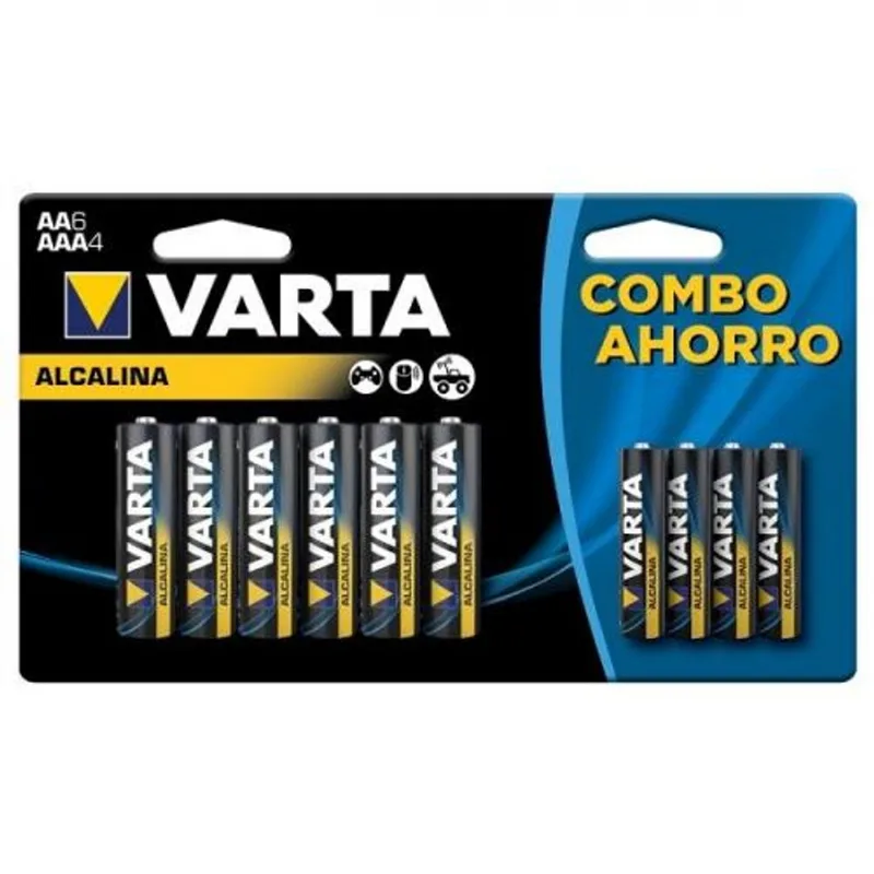 Pila Alcalina Aax6Un+Aax4Un Varta