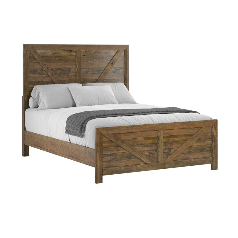Lisque - Bed Light Brown / Queen